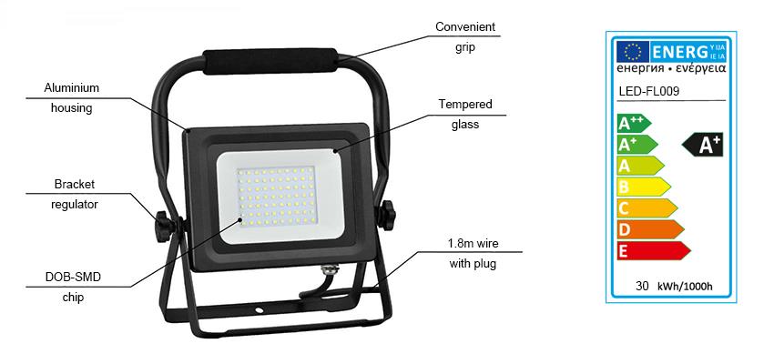 LED-FL009 30WH-3 LED-FL009 30WH-3
