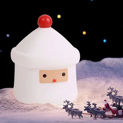 Λάμπα νυχτερινής λάμπας σιλικόνης Santa
